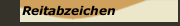 Reitabzeichen